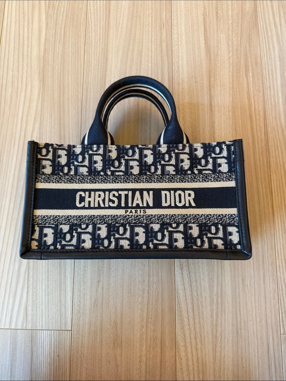 Dior book tote bag east west